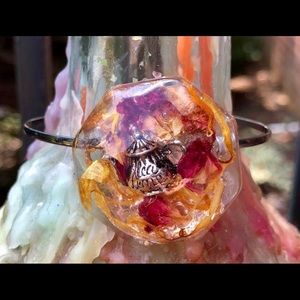 *HANDMADE* Resin Terrarium Bangle
